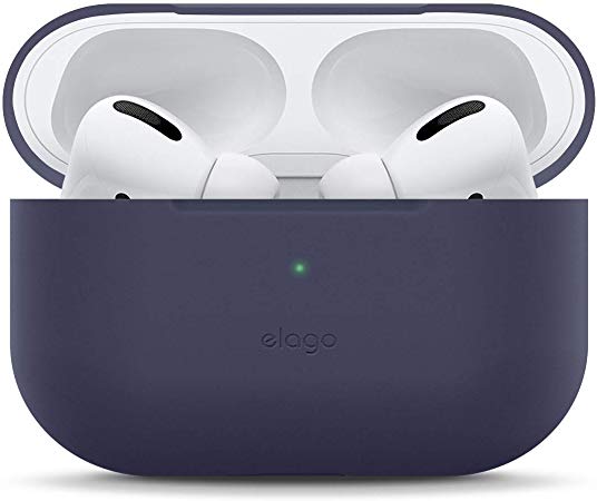 elago Slim Case Designed for Apple AirPods Pro Case Cover for AirPods Pro - Soft Slim Silicone Case Skin (Jean Indigo)