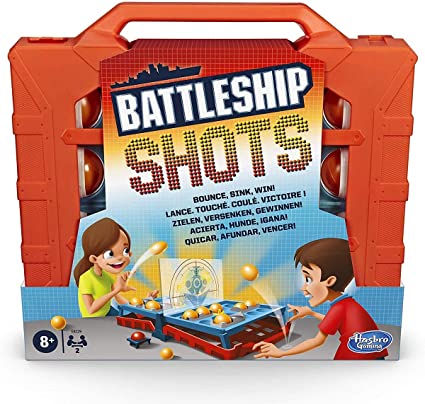 Battleship Shots Game Strategy Ball-Bouncing Game Ages 8 and Up