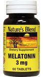 Nature's Blend Melatonin 3 mg 60 Tablets