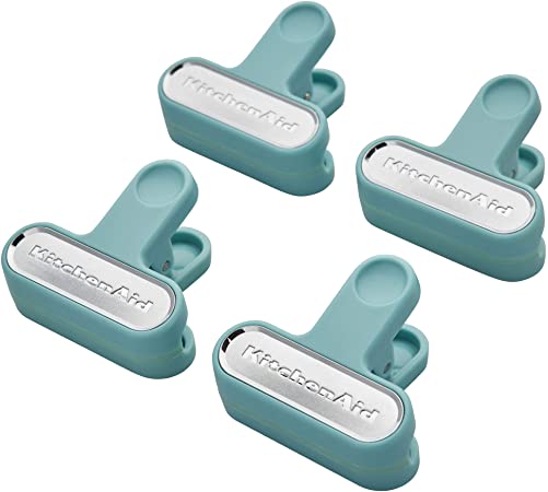 KitchenAid Classic Small Bag Clips, Set of 4, Aqua Sky