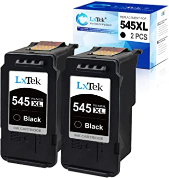 LxTek 545XL Remanufactured Replacement for PG-545 XL Ink Cartridges Compatible for Canon Pixma MX495 MX490 iP2800 iP2850 MG2400 MG2450 MG2500 MG2550 MG2900 MG2920 MG2550S MG2950S MG3050 (2 Black)