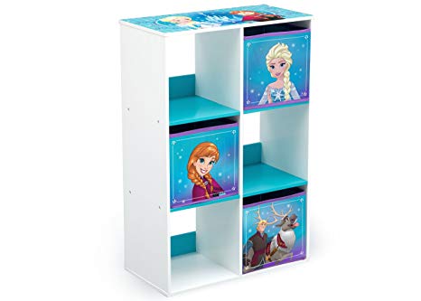 Delta Children 6 Cubby Storage Unit, Disney Frozen