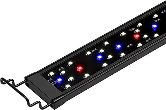 NICREW SkyLED Plus Aquarium Light for Planted Tanks, Full Spectrum Freshwater Fish Tank Light, Light Brightness and Spectrum Adjustable with External Controller, 30-36 Inches, 30 Watts