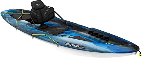 Pelican Sit-on-Top Kayak - Sentinel 100X - 9.5 Feet - Lightweight one Person Kayak