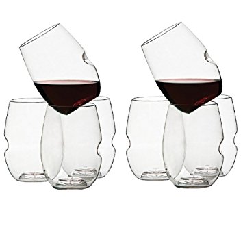 Govino 12 Ounce Dishwasher Safe Series Wine/Cocktail Glasses (8-Pack)