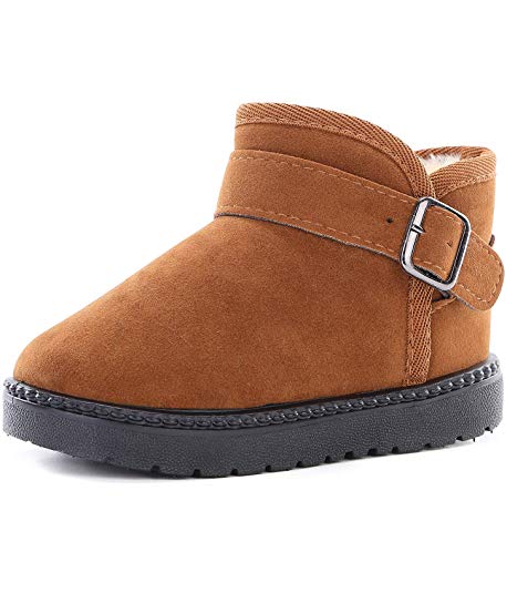 KKIDSS Snow Boots for Girls Boys Winter Warm Cute Boots Kids Outdoor Shoes (Toddler/Little Kid)