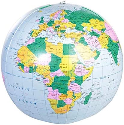 American Educational Products 48" Circumference Inflatable World Globe