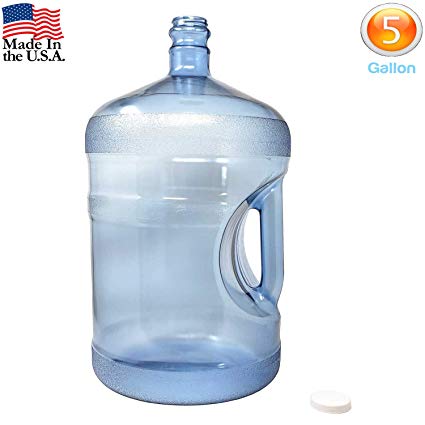 PureAqua BPA-Free Reusable Plastic Water Bottle Gallon Jug Container [ Made in USA ]