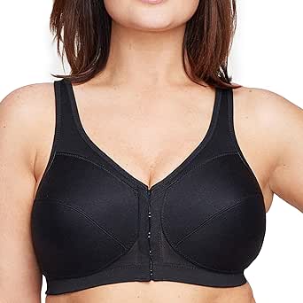 Glamorise Women's MagicLift Front Close Posture Back Support Bra #1265