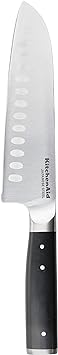 KitchenAid Gourmet 18cm / 7 Inch Santoku Kitchen Knife, Sharp High-Carbon Japanese Steel