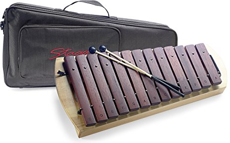 Stagg XYLO-P16 16-Key Diatonic Xylophone with Gig Bag & Mallets Included