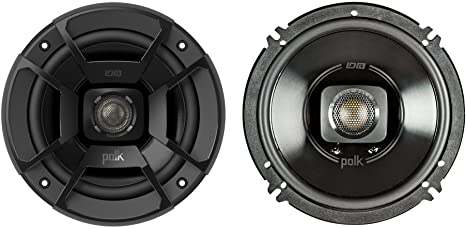 Polk Audio 6.5" 300W 2 Way Car/Marine ATV Stereo Coaxial Speakers DB652 (Pair) (Renewed)