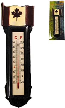 Indoor/Outdoor Window Thermometer - Cast Iron