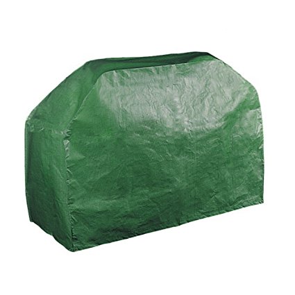 61'' Grill Cover Garden Patio Outdoor Waterproof Dustproof BBQ Barbecue Gas Grill Wagon Burner Cover Table cover (Green, 61x24x38 Inches)
