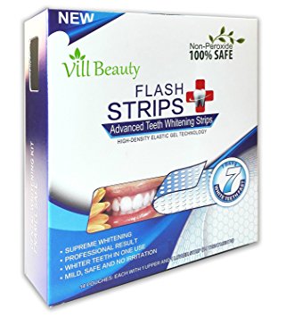 Upgraded White Strips- 3D Teeth White Strips Much Better than Teeth Whitening Powder and Teeth Whitening kits, Professional and Best Teeth White Strips for 2018