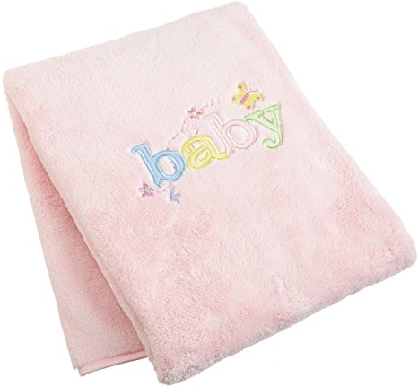 Carters Sweet Baby Blanket, Pink (Discontinued by Manufacturer)