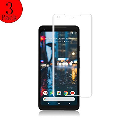 XKAUDIE [3-Pack]Google pixel 2 XL Screen Protector [Full Coverage] [Easy-to-Install] PET Screen Protector for Google pixel 2 XL