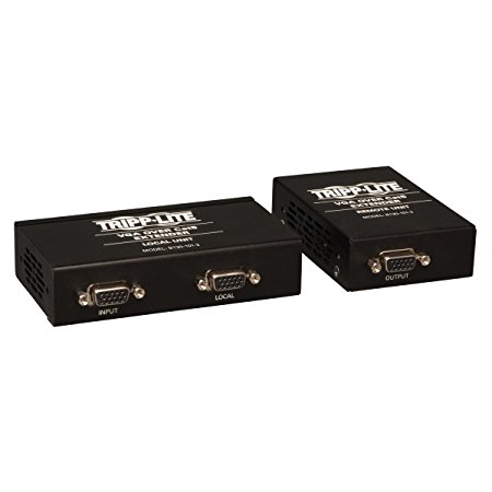 Tripp Lite VGA over Cat5 / Cat6 Extender, Transmitter and Receiver with EDID Copy, 1920x1440 at 60Hz(B130-101-2)
