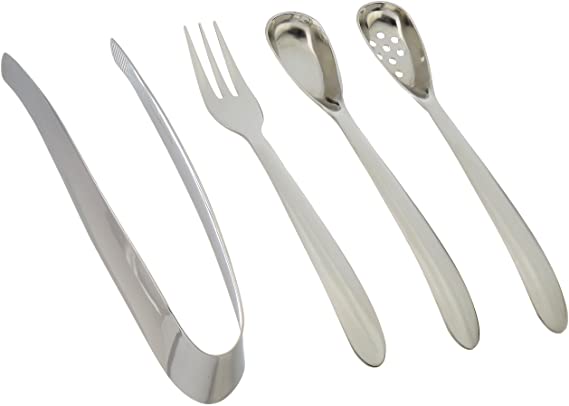 Norpro, Stainless Steel Polished 4 Piece Hors D'oeuvre Utensil Set