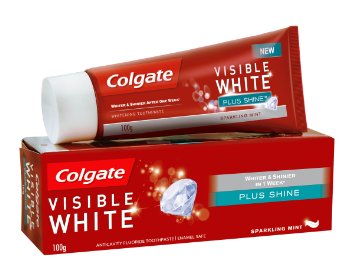 Colgate Visible White Plus Shine Toothpaste - 100 g