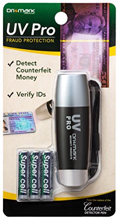 Drimark UV Light, Counterfeit Bill Detector (UVProPlus-B)