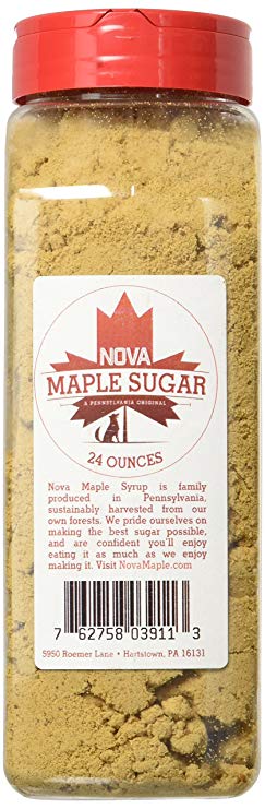 Nova Maple Sugar - Pure Grade-A Maple Sugar (24 Ounces)