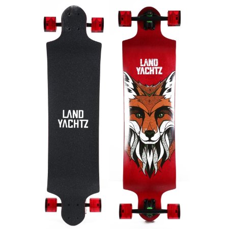 Landyachtz Switch 40quot Longboard Complete Skateboard Dropped deck freeriding exceptionally staple symmetrical design