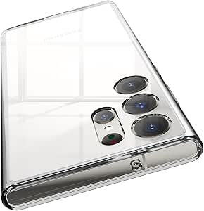 elago Coque Hybride Transparente Compatible avec Samsung Galaxy S23 Ultra Étui - TPU   Polycarbonate, Jaunissement Réduit, Découpes Précises Appareil Photo, Couverture Pare-Chocs (Transparent)