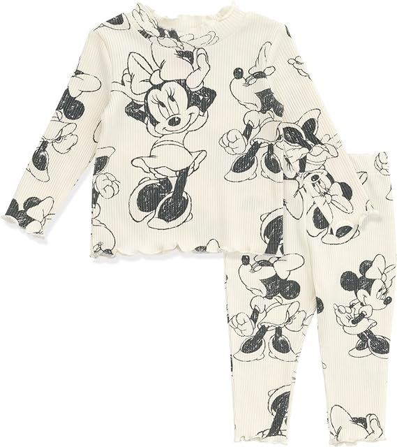 Disney Minnie Mouse Winnie the Pooh The Aristocats Lilo & Stitch Peplum T-Shirt and Pants Newborn to Big Kid