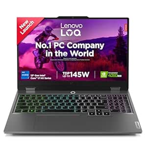 Lenovo LOQ 2024 13th Gen Intel Core i7-13650HX 15.6" (39.6cm) 144Hz 300Nits FHD Gaming Laptop (24GB/512GB SSD/Win 11/NVIDIA RTX 4060 8GB/100% sRGB/Office 2021/3 Month Game Pass/Grey/2.4Kg), 83DV00LXIN