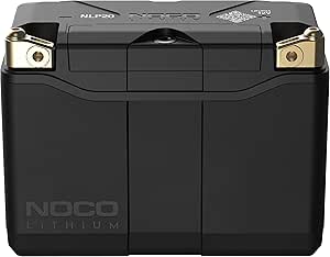 NOCO Lithium NLP20, Group 20, 600A Lithium Powersport Battery, 12V 7Ah Battery with Dynamic BMS for Motorcycles, ATVs, UTVs, PWCs, Scooters, and Snowmobiles