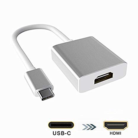 USB C to HDMI Adapter, BTGGG USB 3.1 Type C to HDMI Adapter for Galaxy Note 8/S8/S8 Plus, 2015/2016 MacBook, 2017 MacBook Pro, Chromebook Pixel, Dell XPS 13 and More USB C Devices