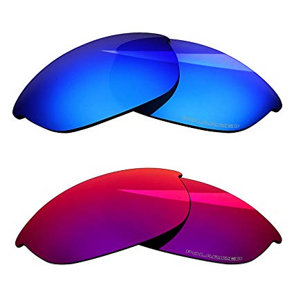 BlazerBuck Polarized Replacement Lenses for Oakley Half Jacket - 2 Pairs