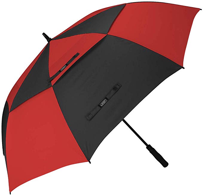 G4Free 54/62/68 Inch Automatic Open Golf Umbrella Extra Large Oversize Double Canopy Vented Windproof Waterproof Stick Umbrellas