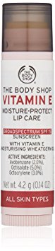 The Body Shop Vitamin E Lip Care Stick SPF 15, 0.14 Ounce (Packaging May Vary)