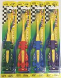 Toddler Race Car Toothbrushes Colors Vary Pack of 4
