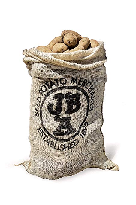 Hessian Sacks for Storing Potatoes in - 5 Pack Approx. 84x50cm Holds 25kg