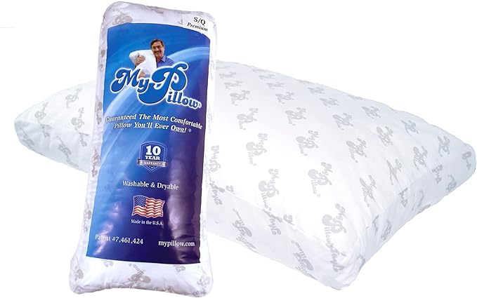 MyPillow Premium Bed Pillow (Standard/Queen, White)