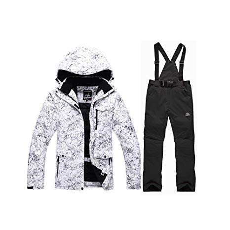 Men's and Women's Ski Jacket High Windproof Waterproof Technology Snow Jacket and Pants