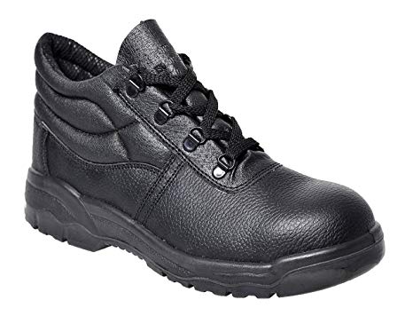 Portwest Mens Steelite Protector S1P Safety Boot Shoes FW10 Black 8 UK, 42 EU - EN safety certified