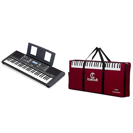YAMAHA PSR-E373 61-Keys Keyboard & Adaptor with Padded Bag