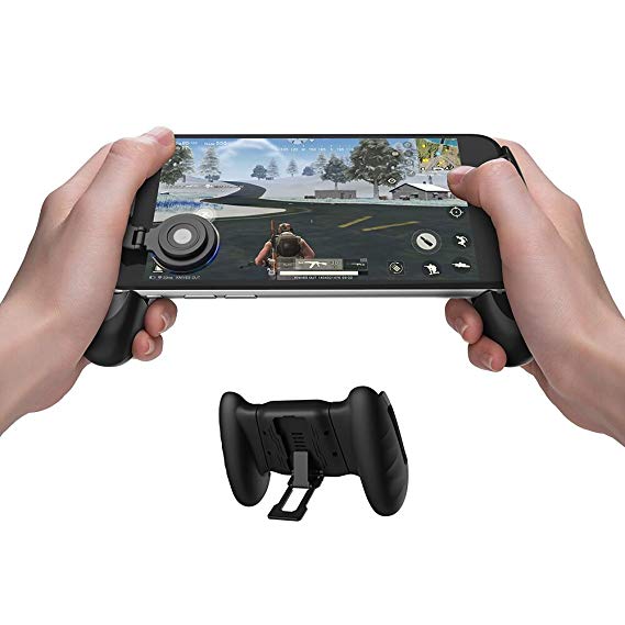 GameSir F1 Mobile Joystick Controller Grip Case for Smartphones, Mobile Phone Gaming Grip with Joystick, Controller Holder Stand Joypad with Ergonomic Design