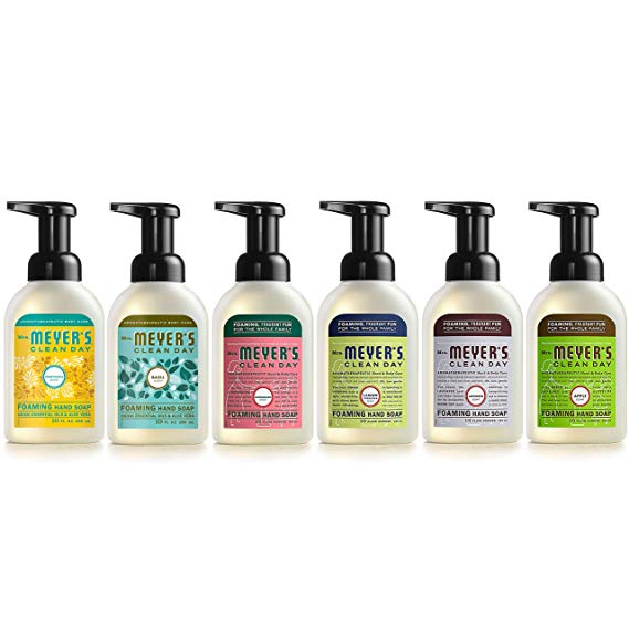 Mrs. Meyers Clean Day 6-Piece Foaming Hand Soap Variety Pack (10 oz Each)