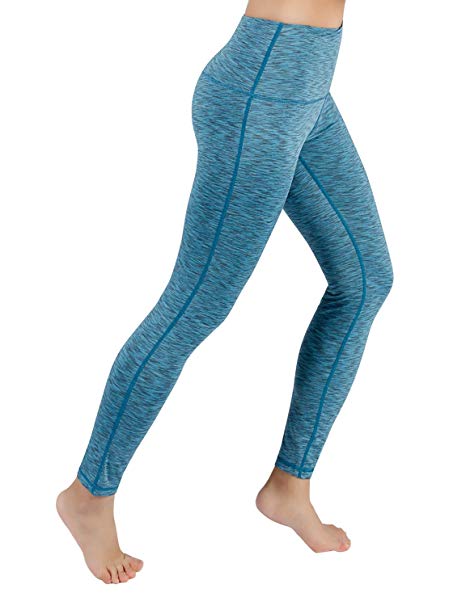 ODODOS High Waist Yoga Pants Tummy Control Workout Running 4 Way Stretch Yoga Leggings Hidden Pocket