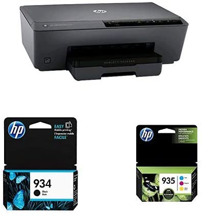 HP OfficeJet Pro 6230 Wireless Printer with Mobile Printing, HP Instant Ink & Amazon Dash Replenishment ready (E3E03A) with Std Ink Bundle