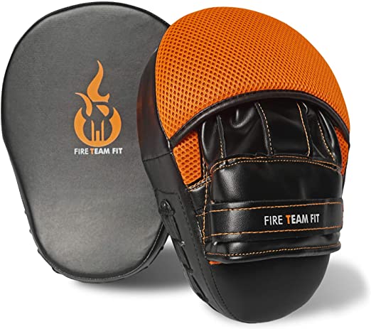 Fire Team Fit Boxing Mitts | Focus Mitts | Muay Thai Pads | Punching Mitts | Boxing Pads| Boxing Training Equipment