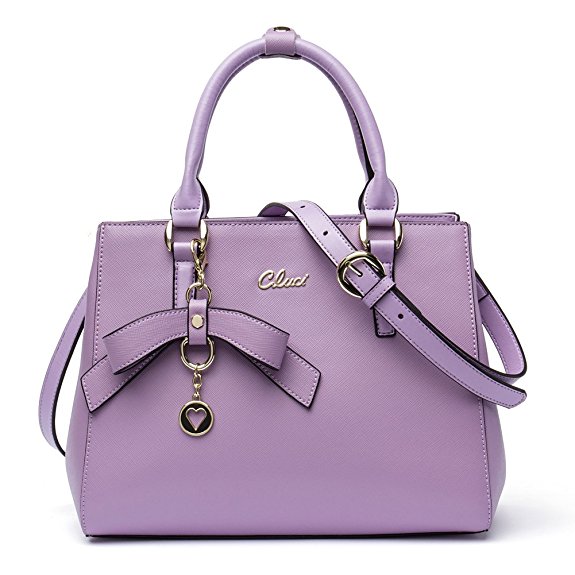 Cluci Leather Designer Handbags Tote Satchel Shoulder Bag Purse for Women