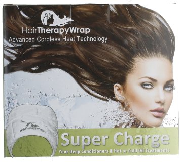 Hair Therapy Wrap  Cordless Heating Cap white