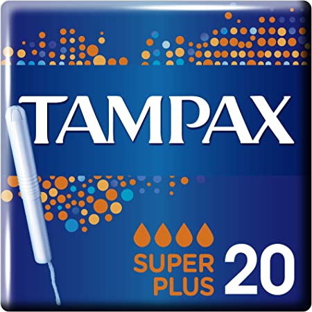 Tampax Super Plus Tampons Applicator Cardboard, 20 each