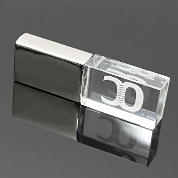 32GB USB 2.0 Aggreko Transparent Flash Memory Stick Pen Drive Storage Thumb&LED